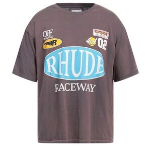 Rhude Offroad Racing Team Tee in Gray